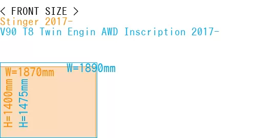 #Stinger 2017- + V90 T8 Twin Engin AWD Inscription 2017-